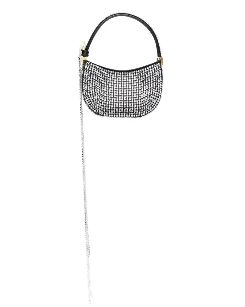 Magda Butrym Tasche mit Kristallen - Schwarz Schwarz
