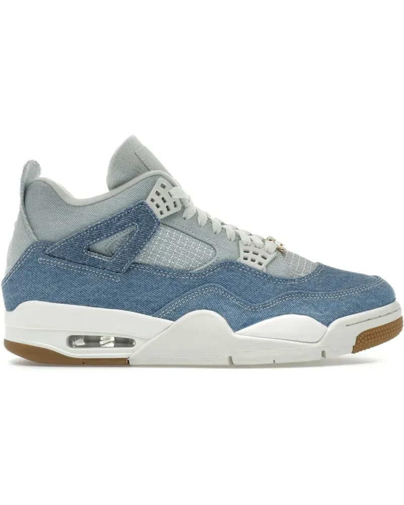 Jordan Air  4 Sneakers mit Jeanseinsatz - Blau Blau