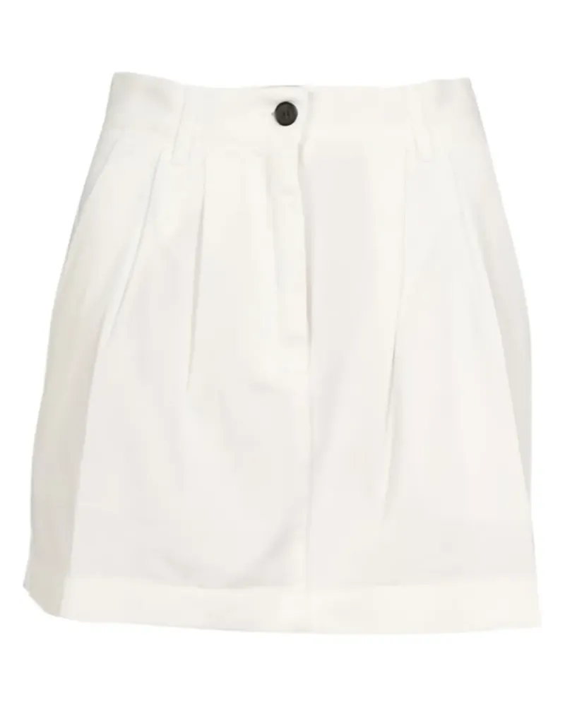 Department 5 button pleated skirt - Weiß Weiß