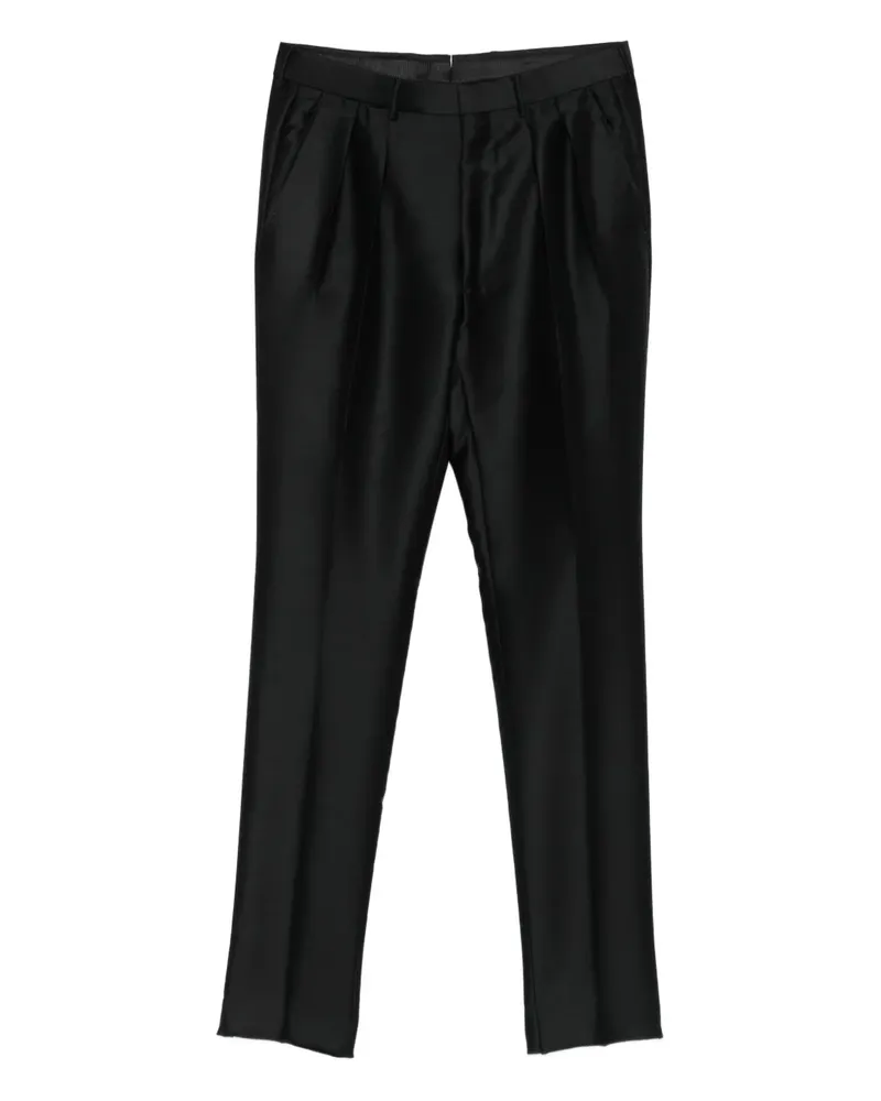 Tom Ford Hose mit Bundfalten - Schwarz Schwarz
