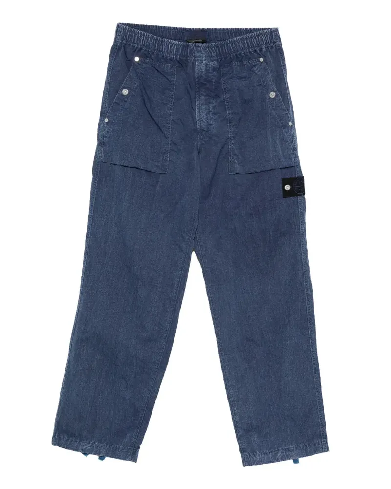 Stone Island Hose mit aufgesetzten Taschen - Blau Blau