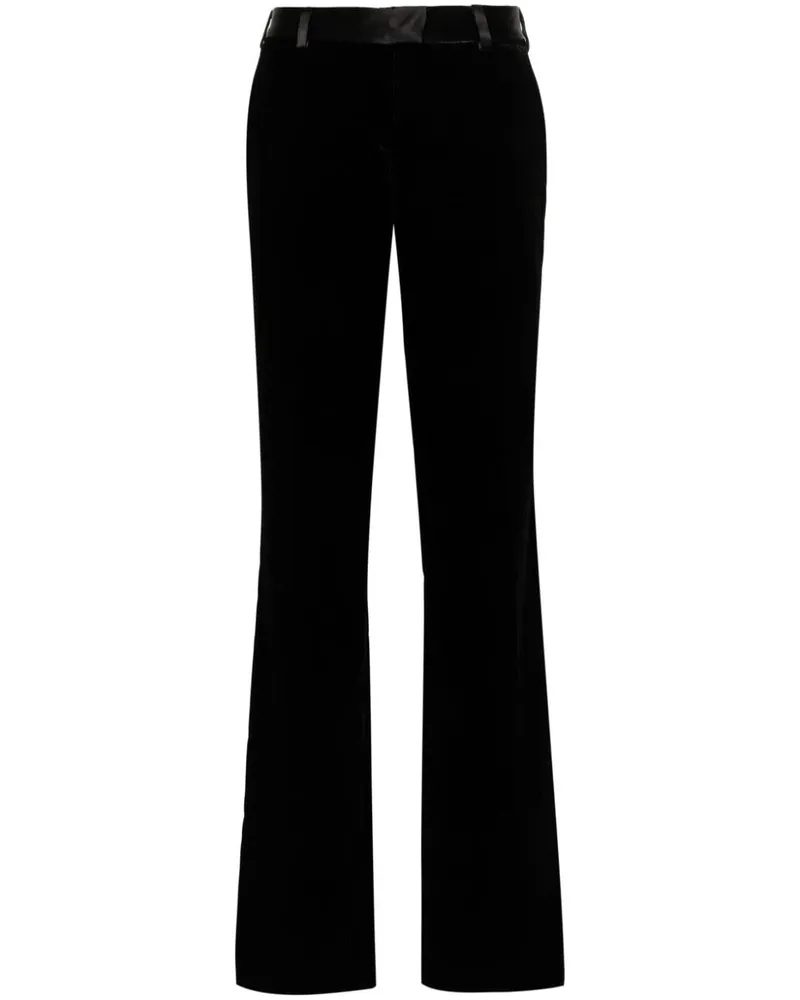 Palm Angels Klassische Hose aus Samt - Schwarz Schwarz