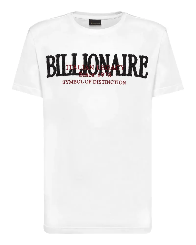 Billionaire T-Shirt mit Rundhalsausschnitt - Weiß Weiß