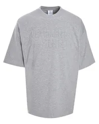 VETEMENTS T-Shirt mit Illusion-Logo Grau