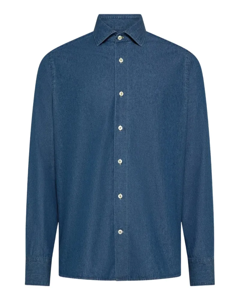 Seventy long-sleeve denim shirt - Blau Blau