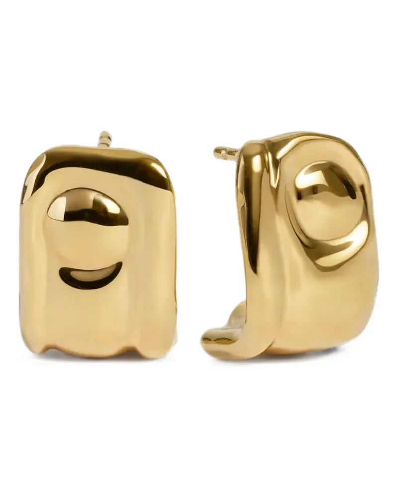 Monica Vinader Ohrringe mit skulpturalem Effekt - Gold Gold