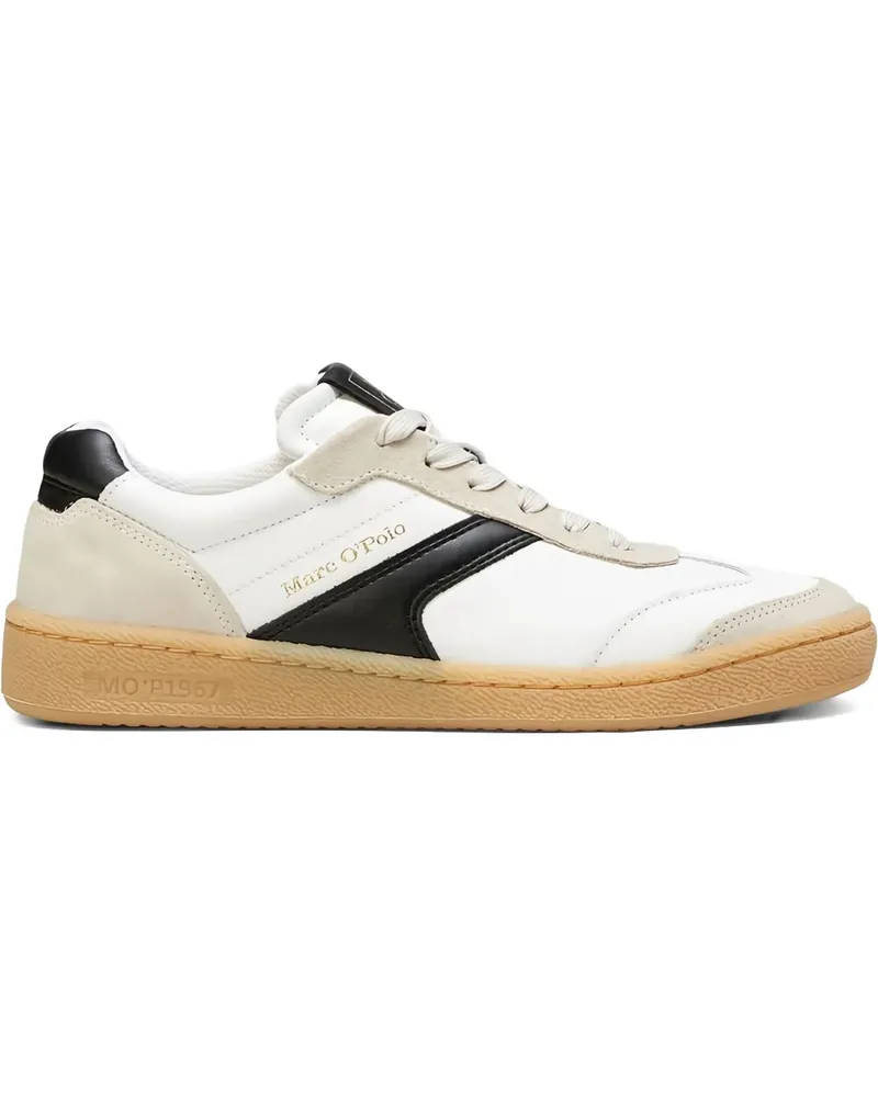 Marc O'Polo Sneakers mit Einsätzen - Weiß Weiß
