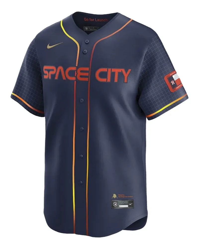 Nike MLB Houston Astros Jose Altuve #27 Limited City Connect Hemd - Blau Blau