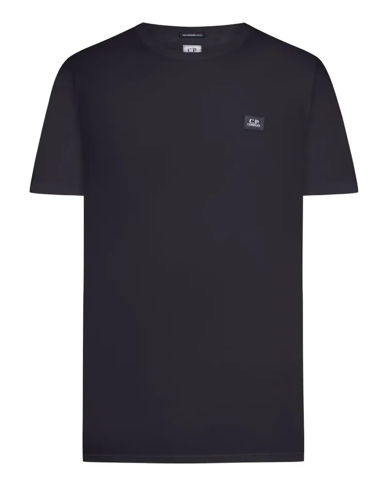 C.P. Company T-Shirt mit Patch - Blau Blau