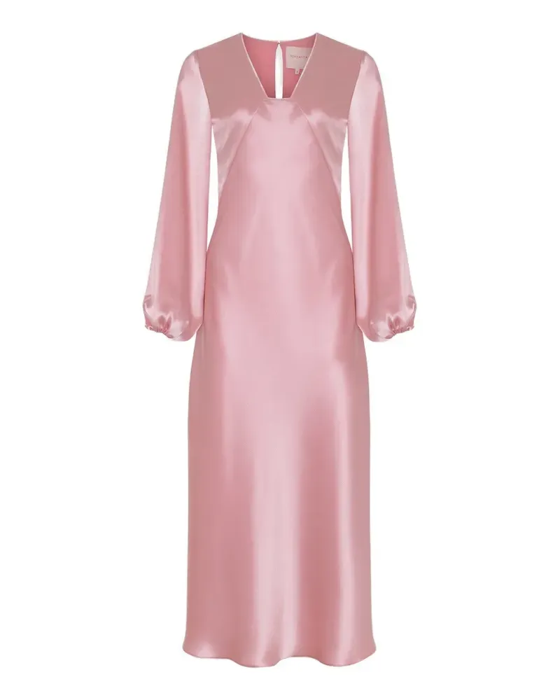Roksanda Ilincic Amori bishop-sleeve dress - Rosa Rosa