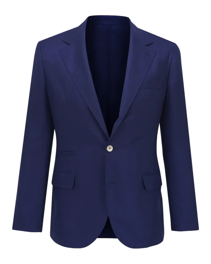 Brunello Cucinelli Blazer mit fallendem Revers - Blau Blau