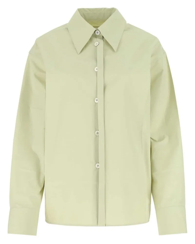 Jil Sander Hemd aus Popeline - Grün Grün