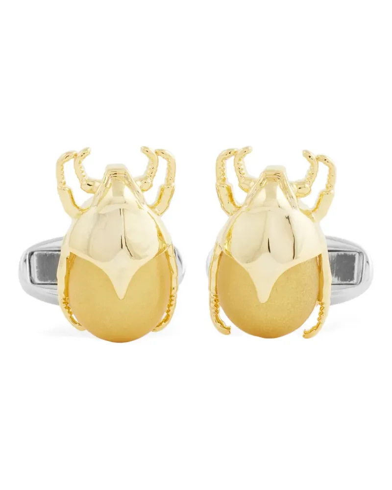 Paul Smith Beetle Manschettenknöpfe - Gold Gold