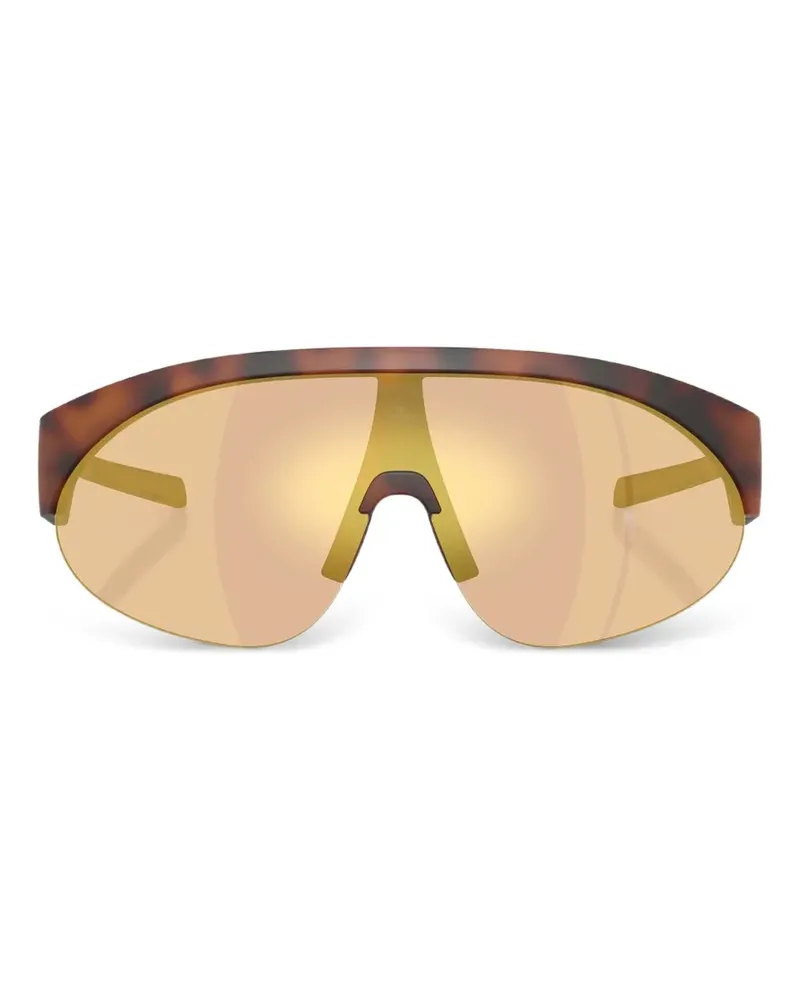 Moncler Myrr Sonnenbrille mit geometrischem Gestell - Braun Braun