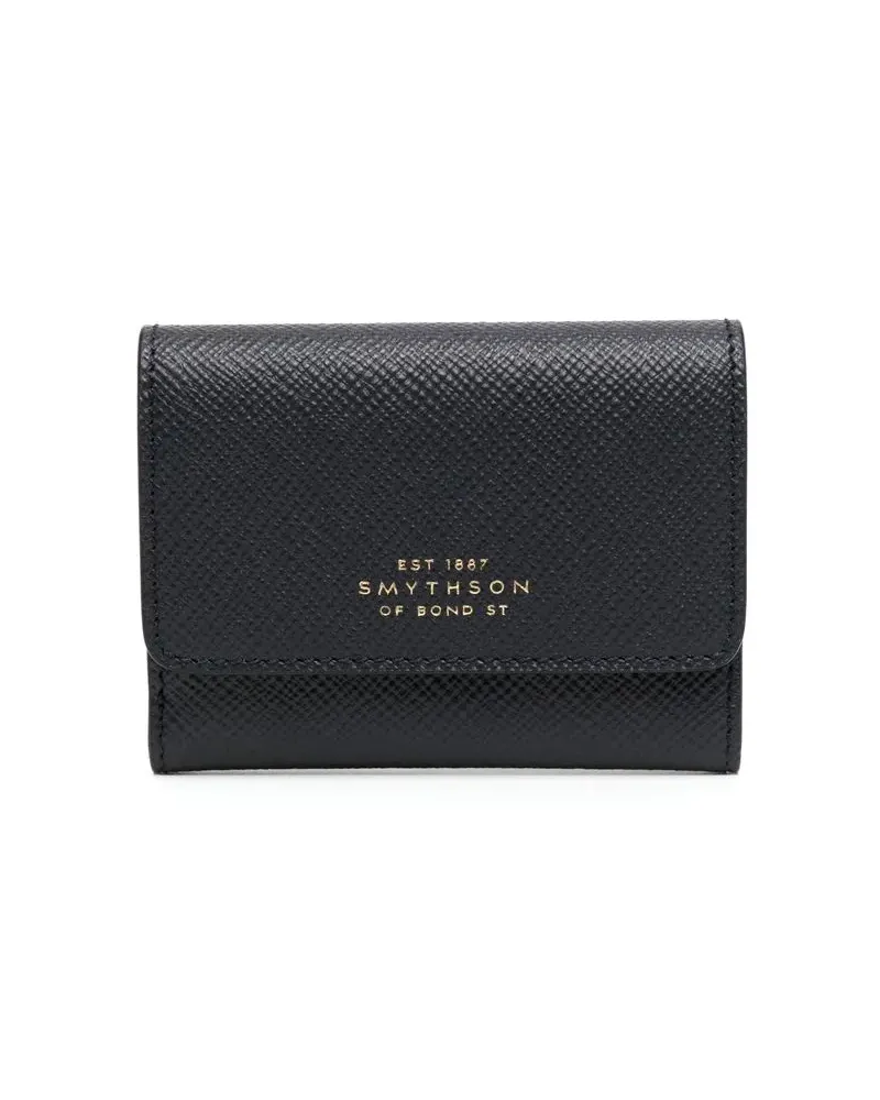 Smythson Faltbares Portemonnaie - Schwarz Schwarz