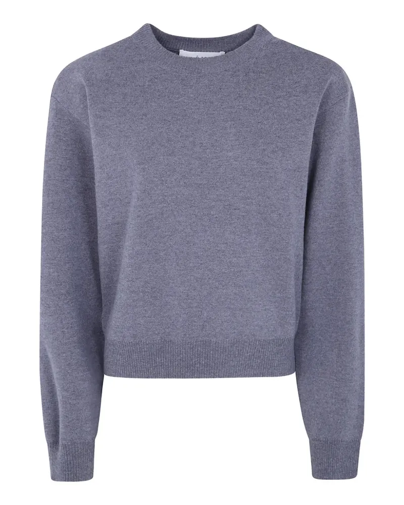Róhe Pullover mit gerippten Details - Grau Grau