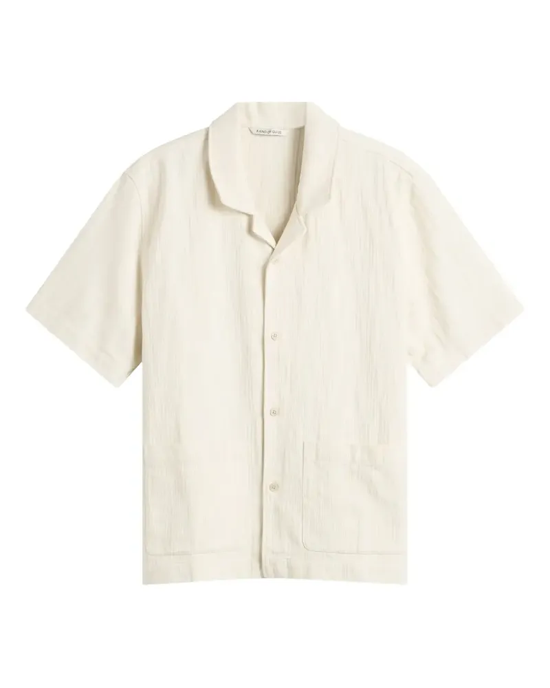 A Kind Of Guise Salvi slub-texture shirt - Weiß Weiß