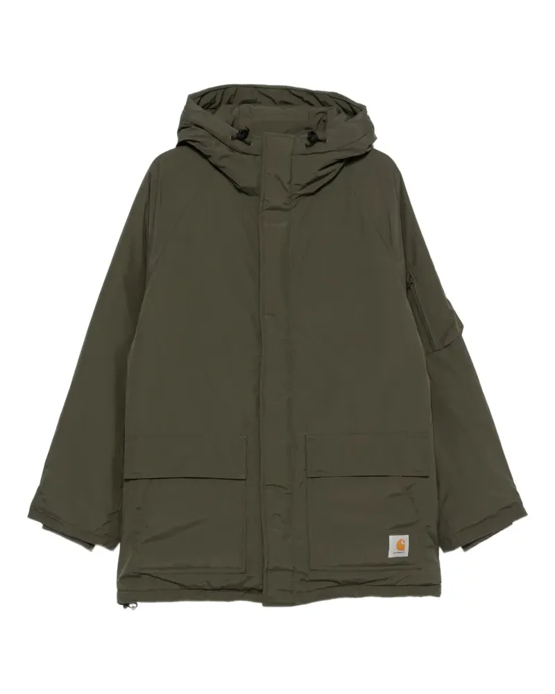 Carhartt WIP Standwood Kapuzenjacke mit Logo - Grün Grün