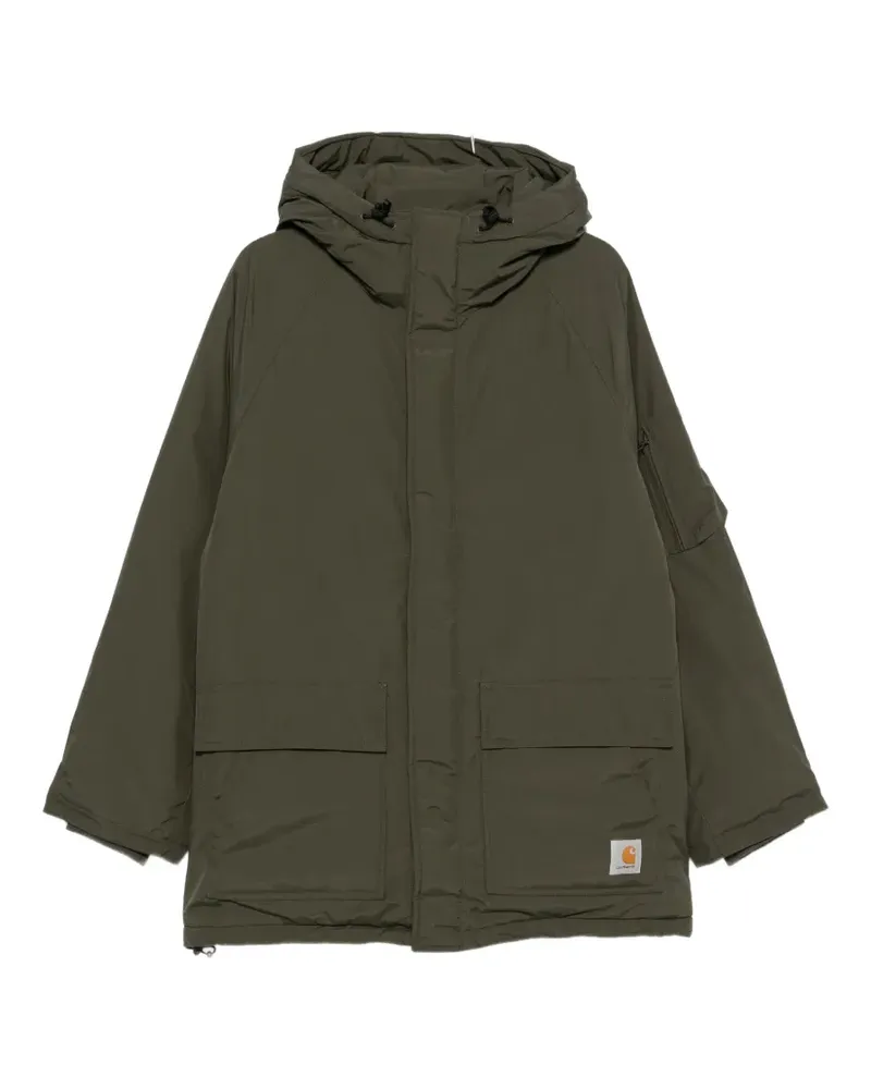 Carhartt WIP Standwood hooded logo-patch jacket - Grün Grün