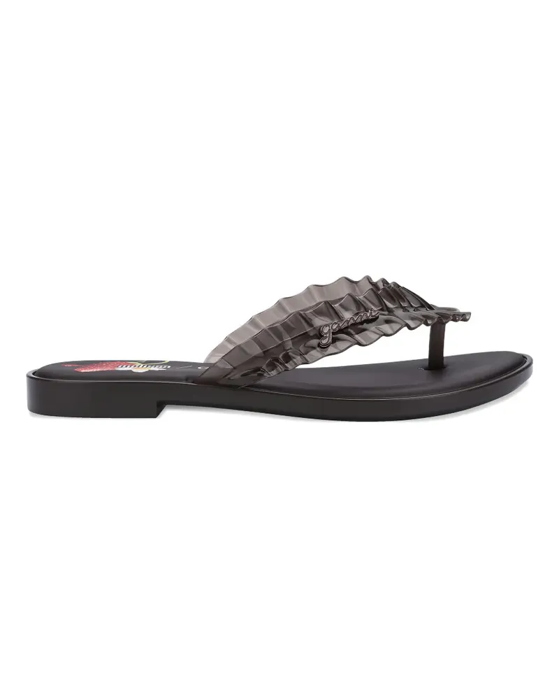 Melissa x Ganni Flip-Flops - Braun Braun