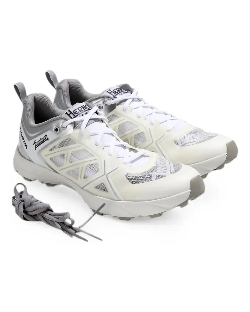 Herno Laminar Sneakers mit Kontrasteinsätzen - Weiß Weiß