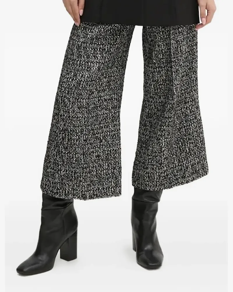 JOOP! Weite Cropped-Hose aus Tweed - Grau Grau