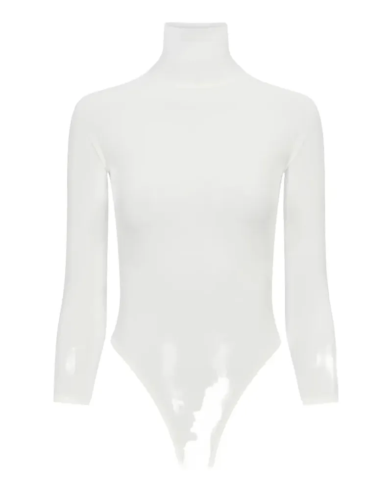 ALALA high-neck long-sleeve bodysuit - Weiß Weiß