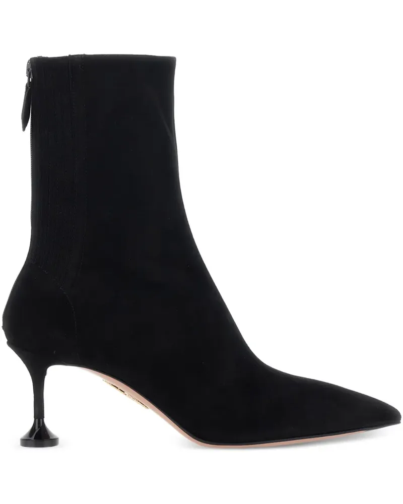 Aquazzura Stiefel mit spitzer Kappe - Schwarz Schwarz