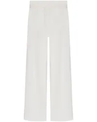 Max Mara Zigote Hose mit weitem Bein Weiß