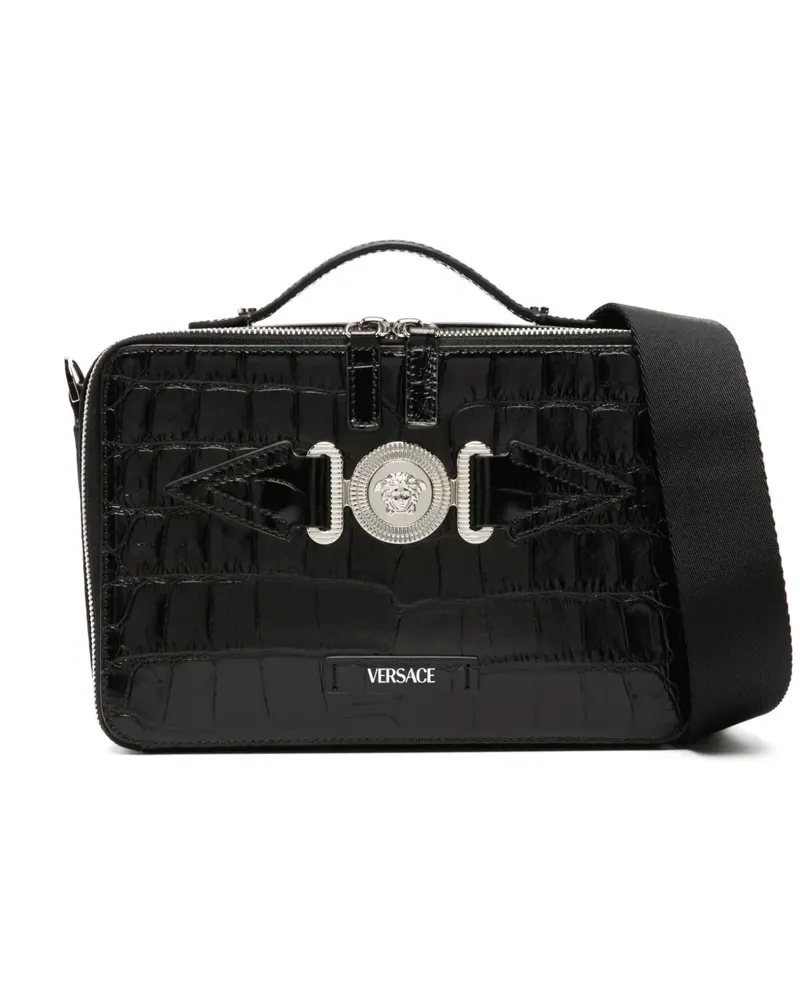 Versace Medusa Biggie Kuriertasche - Schwarz Schwarz