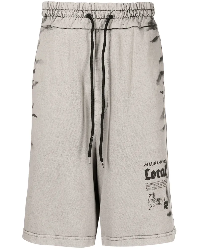 MAUNA KEA Tiger Basket Joggingshorts - Weiß Weiß