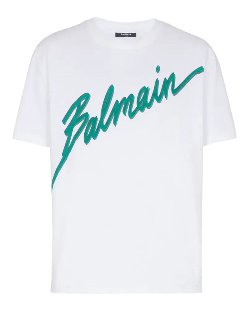 Balmain Klassisches T-Shirt - Weiß Weiß