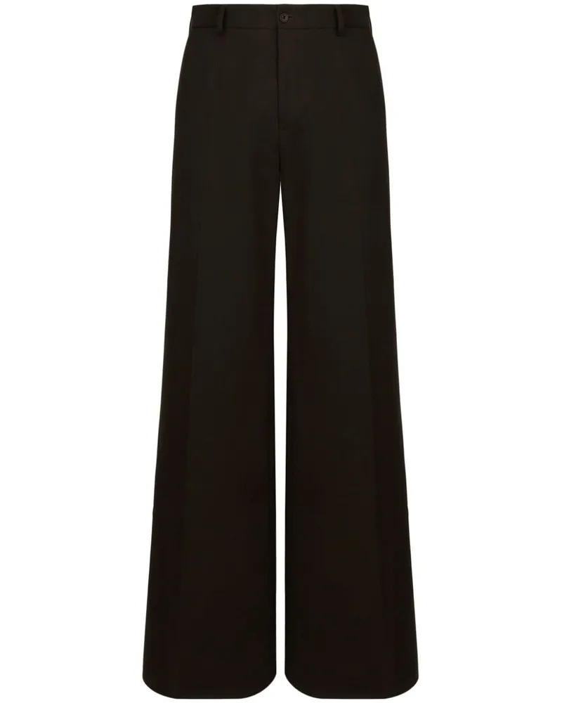 Dolce & Gabbana Hose mit weitem Bein - Braun Braun