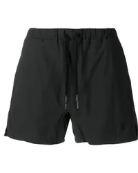 Boris Bidjan Saberi Shorts mit Logo-Stickerei Schwarz