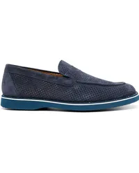 Casadei Scarca Loafer aus Wildleder Blau