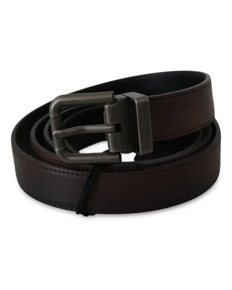 Dolce & Gabbana Wendbarer Ledergürtel - Braun Braun