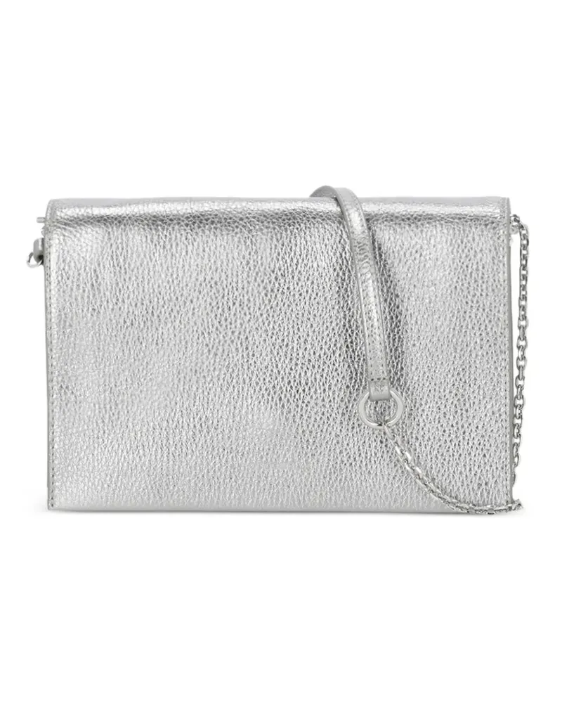 Coccinelle Klassische Schultertasche - Silber Silber