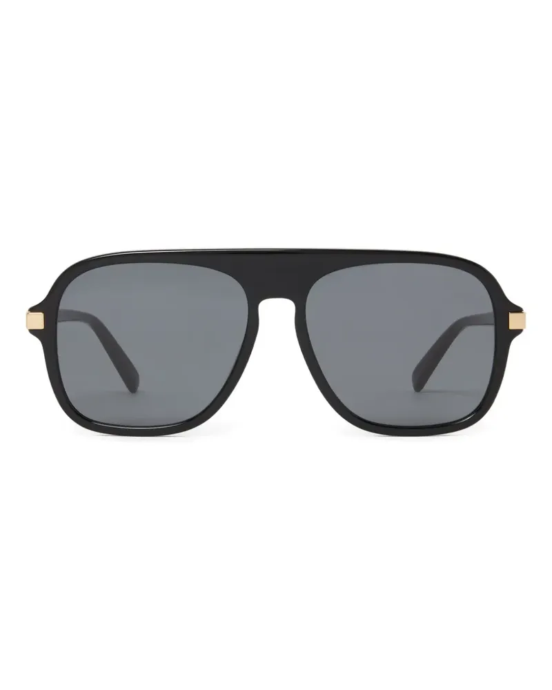 Stella McCartney Getönte Pilotenbrille - Schwarz Schwarz