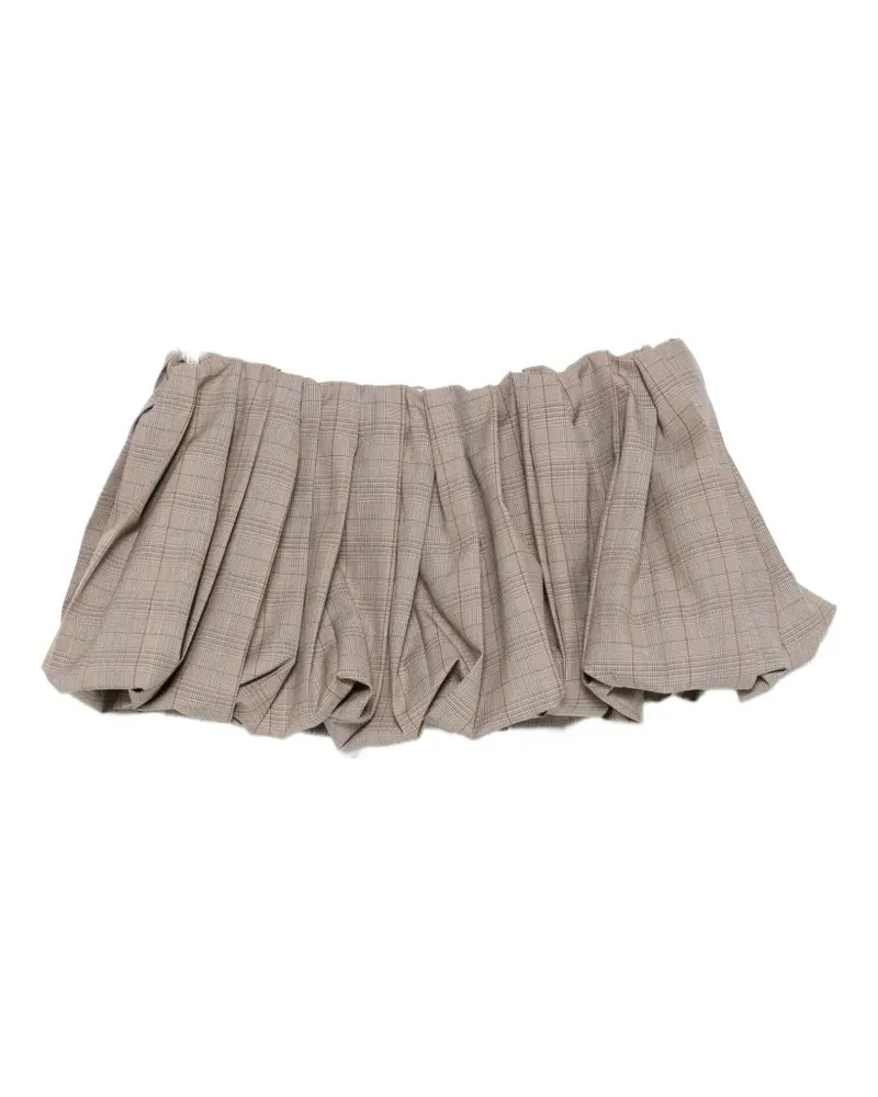 Miu Miu Rock mit Falten - Nude Nude