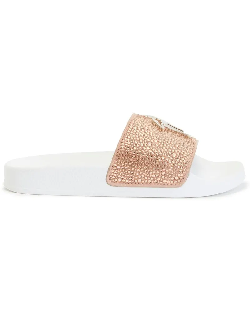 Giuseppe Zanotti Verzierte Brett Pantoletten - Rosa Rosa