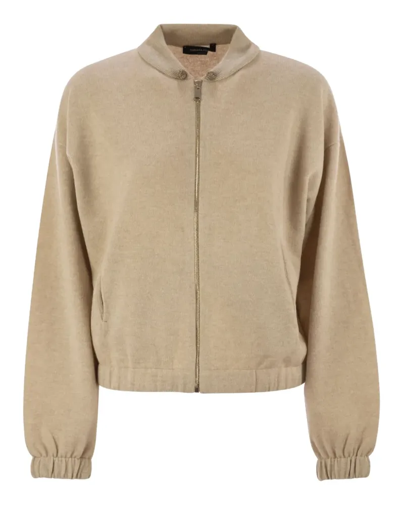 Fabiana Filippi Bomberjacke mit Kordelzug - Nude Nude