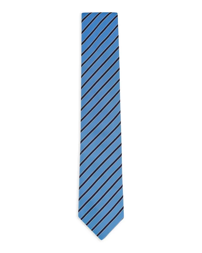 Ermenegildo Zegna striped silk tie - Blau Blau
