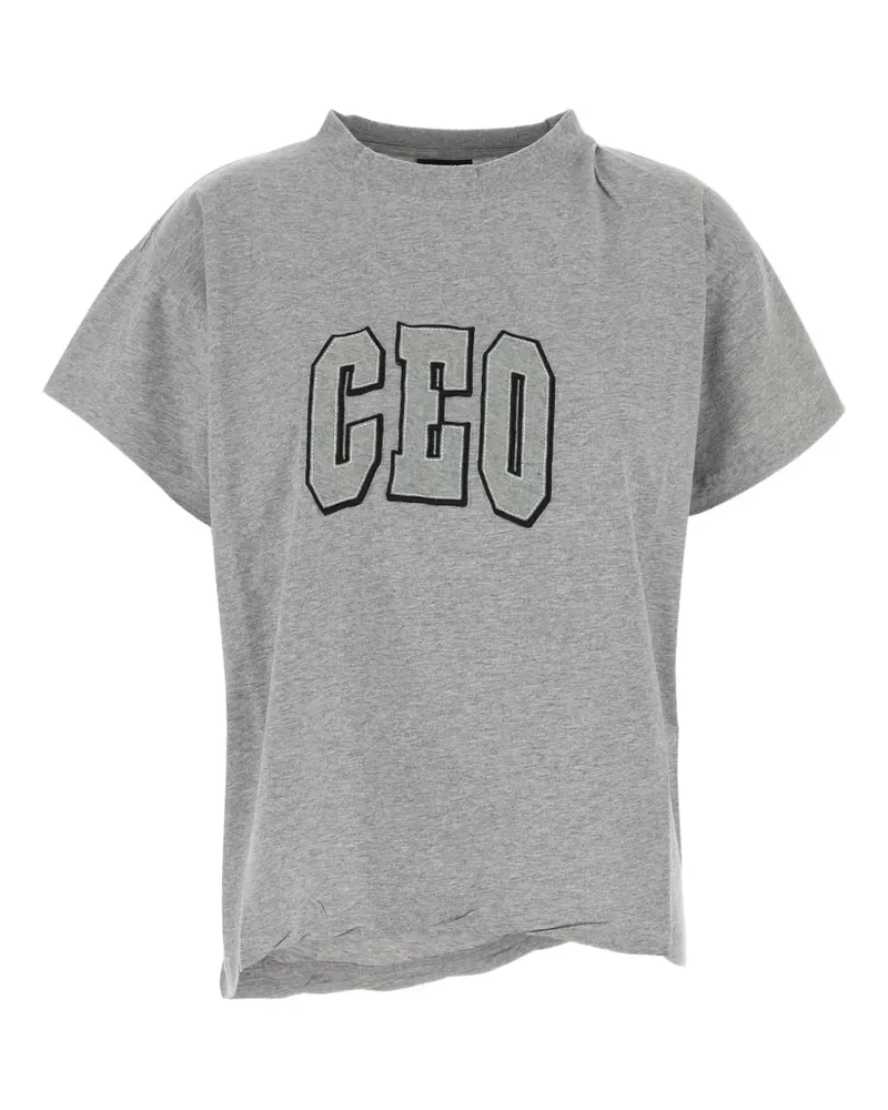 Balenciaga Klassisches T-Shirt - Grau Grau