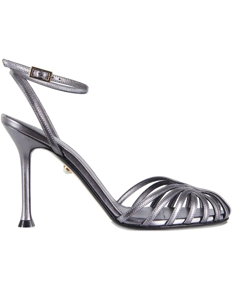 Alevì 95mm Ally heeled pumps - Silber Silber