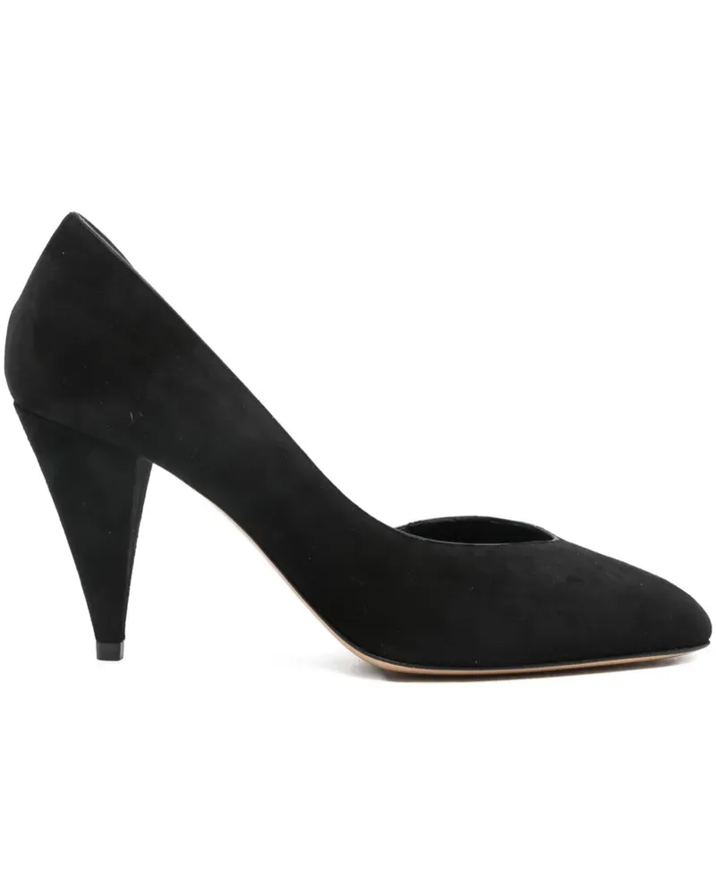 Casadei Pumps mit spitzer Kappe 85mm - Schwarz Schwarz