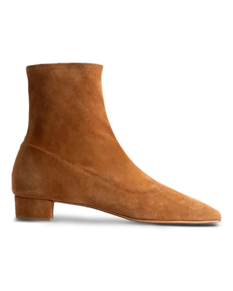 by FAR Este square-toe ankle boots - Braun Braun