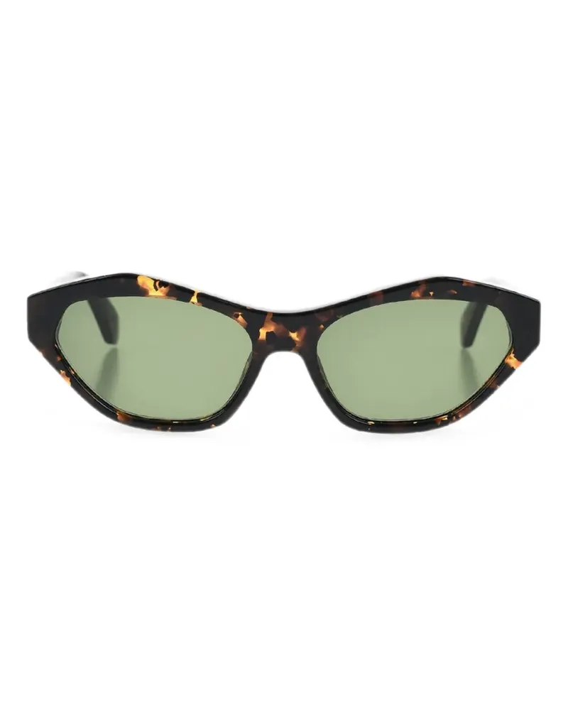OFF-WHITE Kent Cat-Eye-Sonnenbrille in Schildpattoptik - Braun Braun