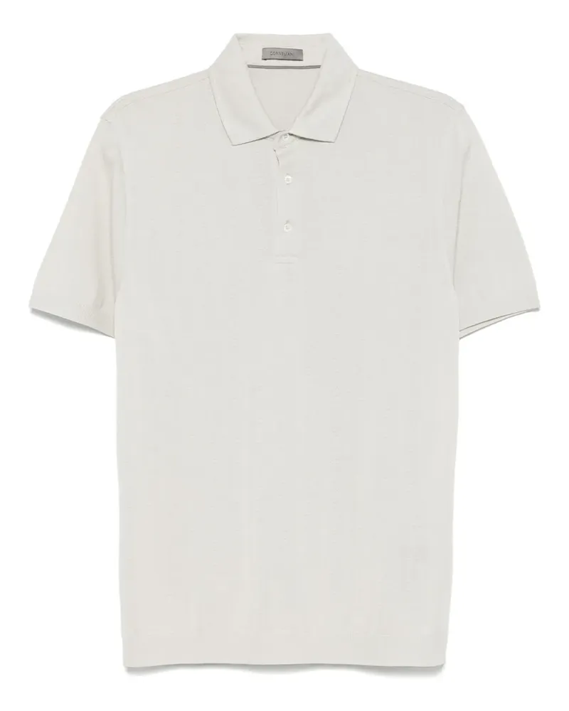 Corneliani Poloshirt aus Jersey - Grau Grau