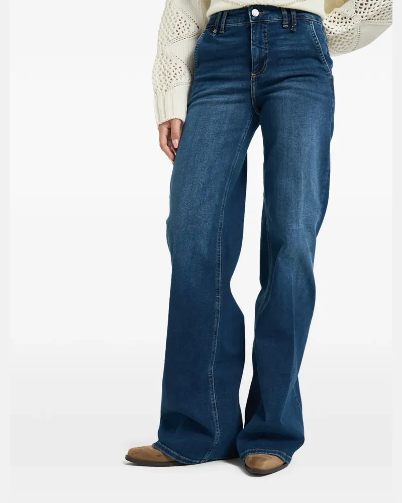 Liu Jo Jeans mit weitem Bein - Blau Blau