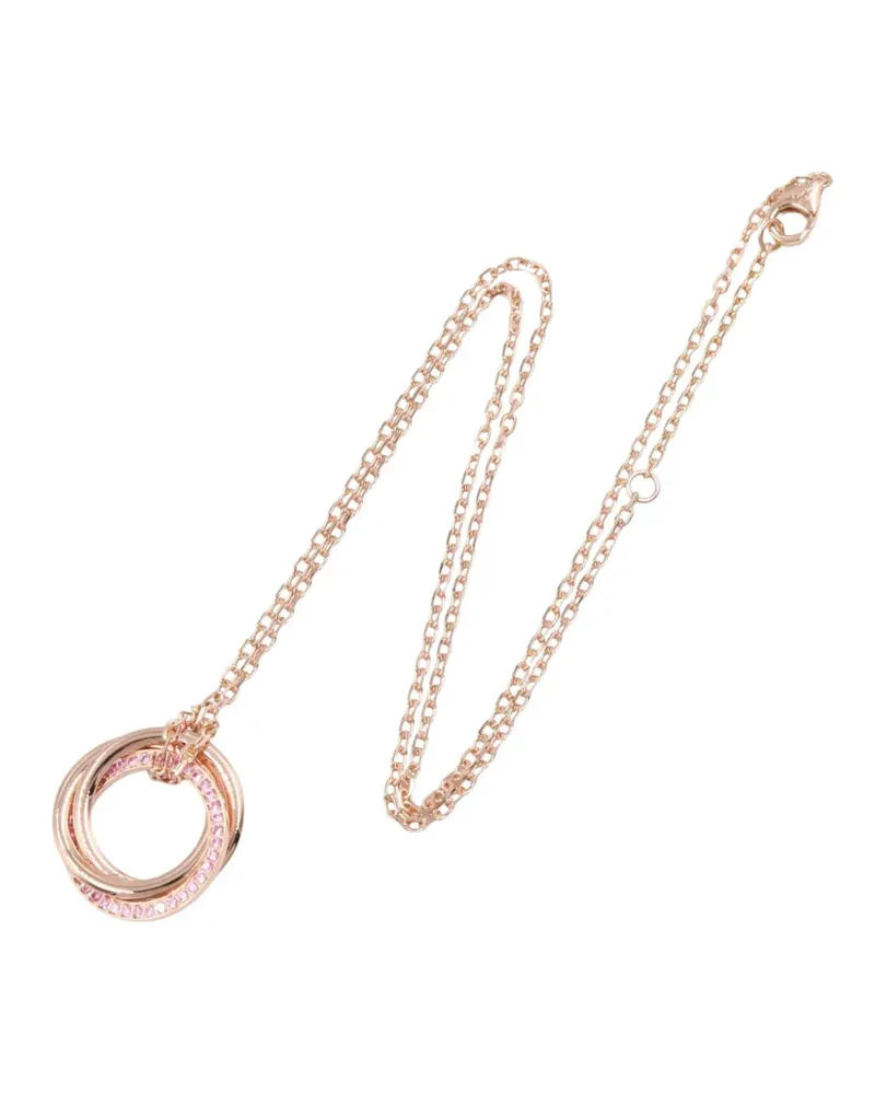 Cartier 2010-2025 18kt Rotgoldhalskette mit Trinity-Anhänger - Rosa Rosa